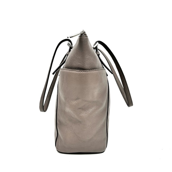 Michael Kors Mauve Gray Pebbled Leather Tote Bag in good condition. - Picture 4 of 16